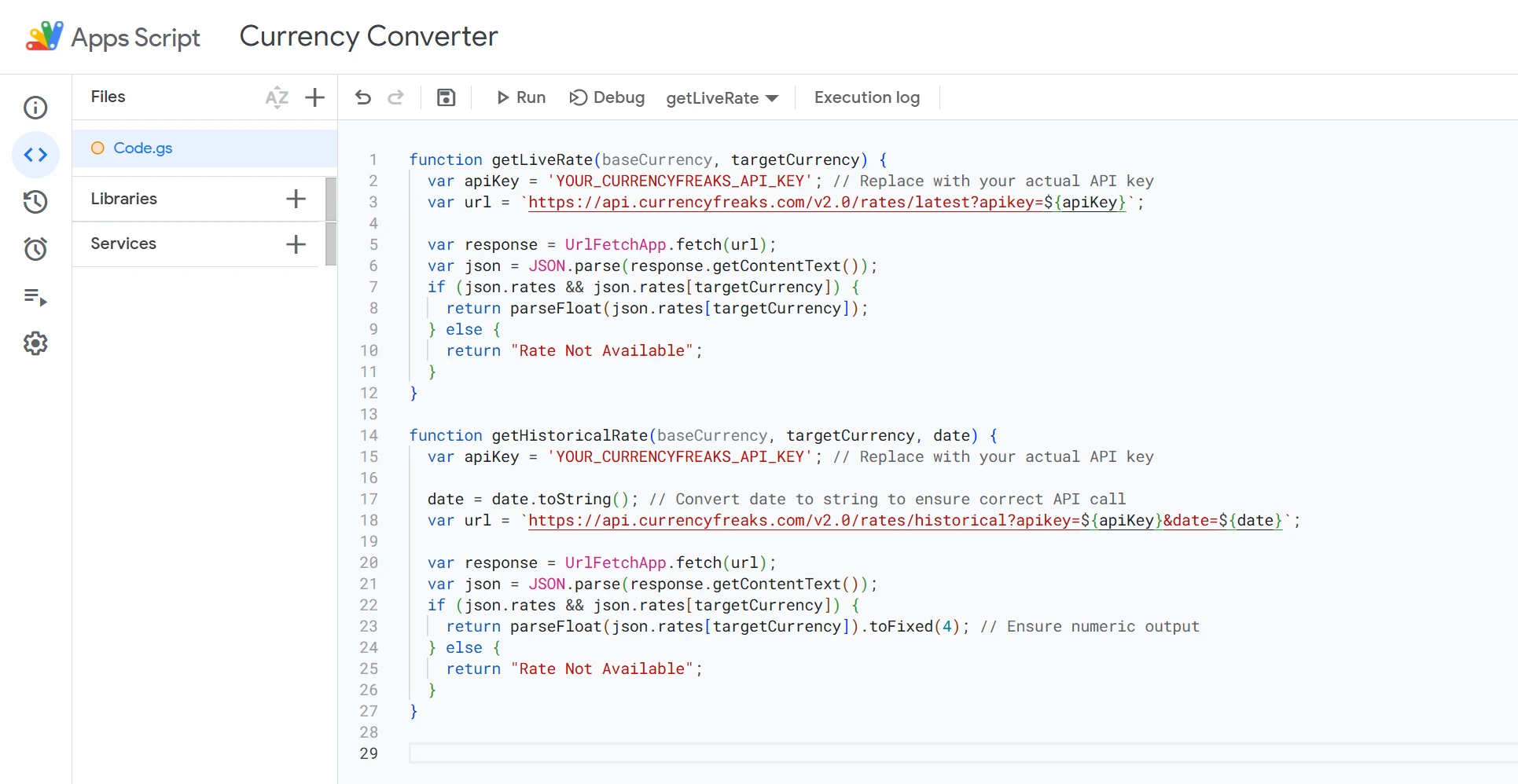 latest and historical data functions to convert major currency pairs