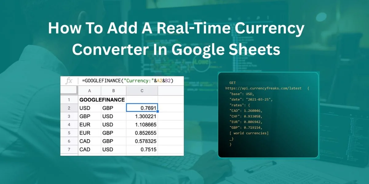 how to add real time currency converter in Google sheet today function in Google Docs sheets