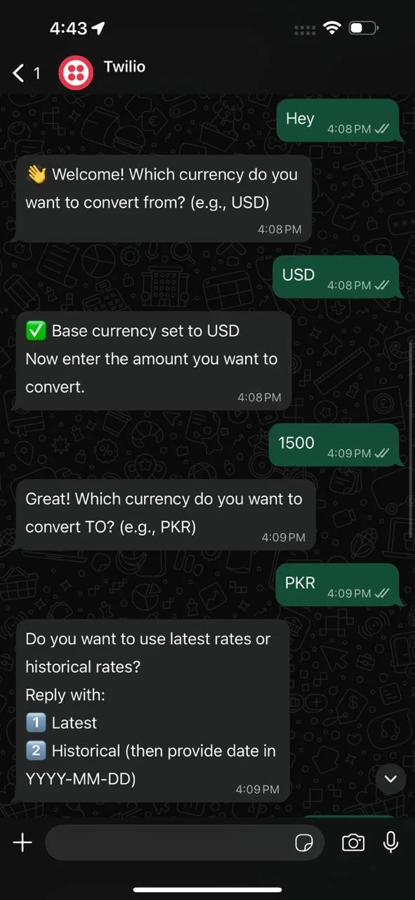 trailing stop loss with whatsapp twilio exchange rates platform for bot trading